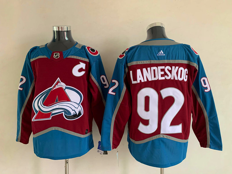 Men's Colorado Avalanche Gabriel Landeskog #92 Burgundy Home Breakaway Jersey